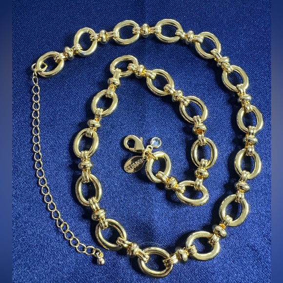 Necklace Express Gold Classic Chain Big Link Design - Picture 3 of 10